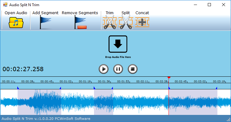 trim audio file