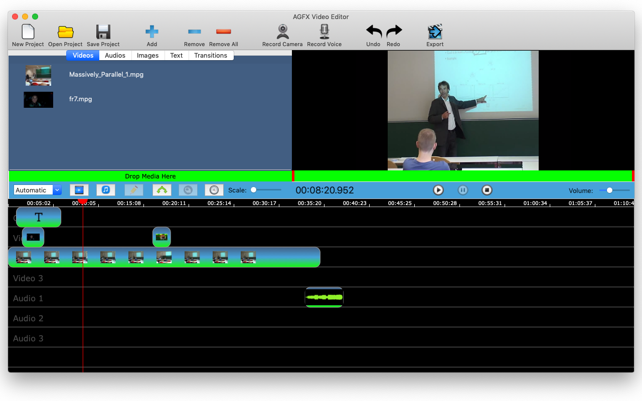 video editing software for mac